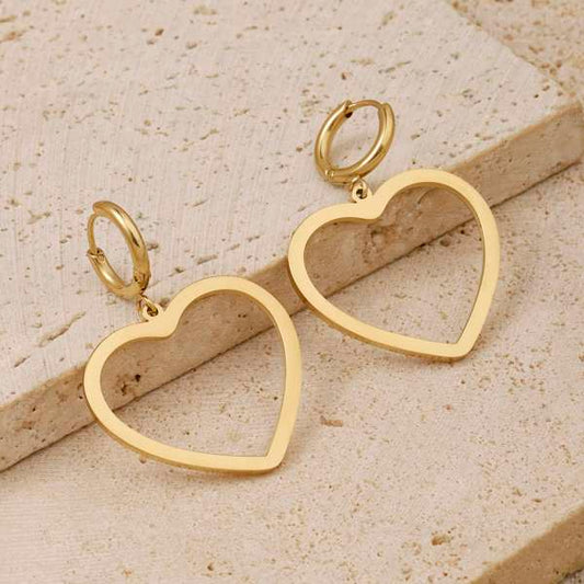 Euphoric Heart Gold Earring