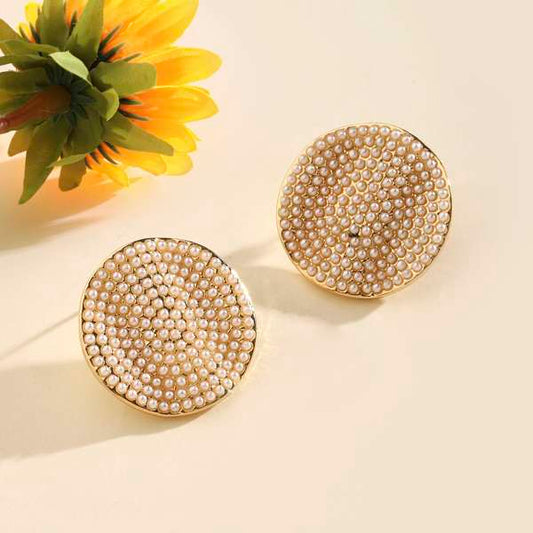 Grandeurs Luxury Gold Earring