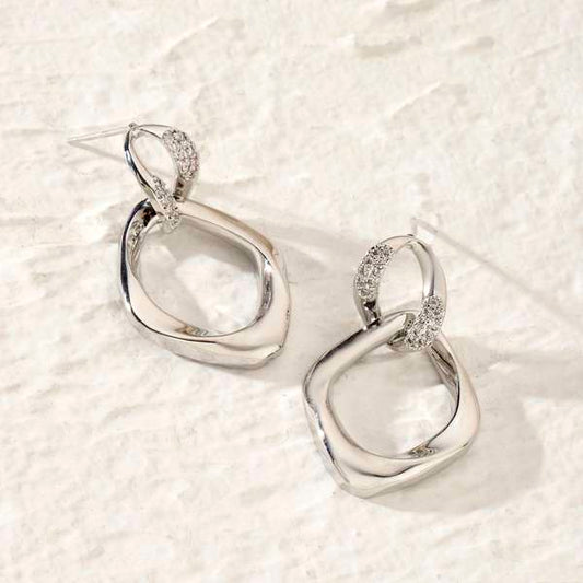 Danyi Silver Looped In Earring