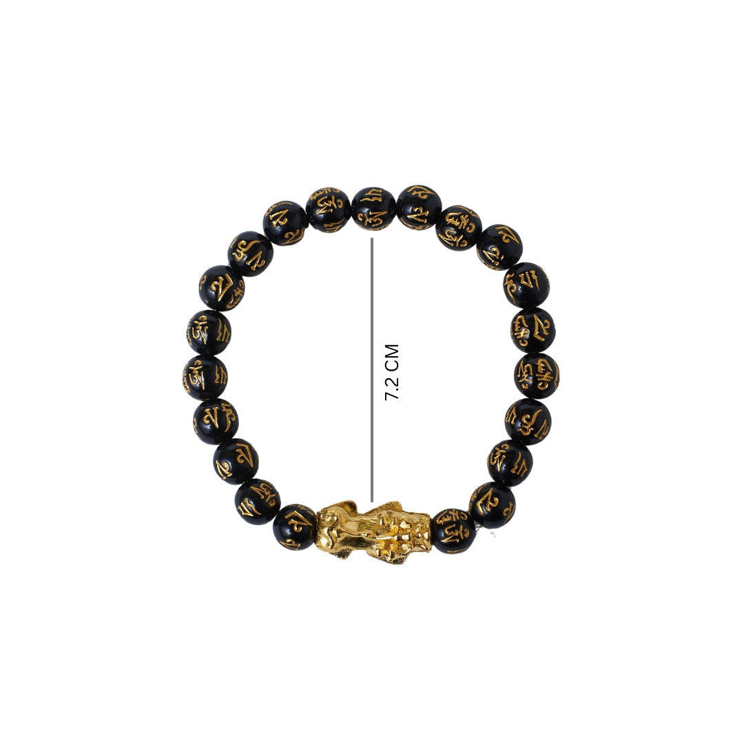 Elegant Onyx Beaded Bracelet | Salty