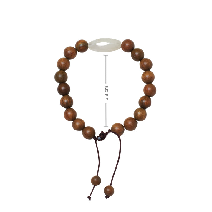 Elemental Rosewood Beaded Band Salty