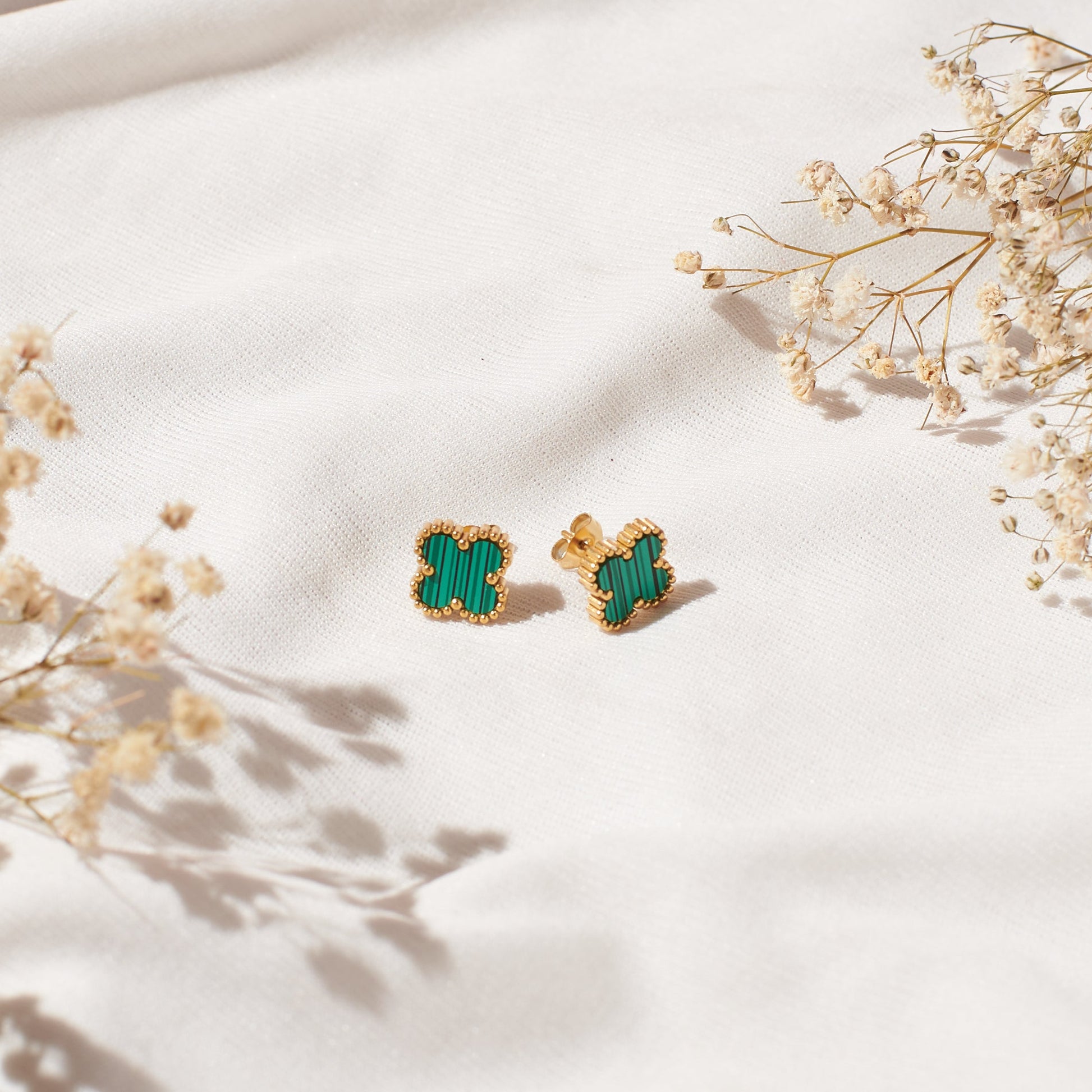 Emerald Clover Affair Jewellery Set Salty