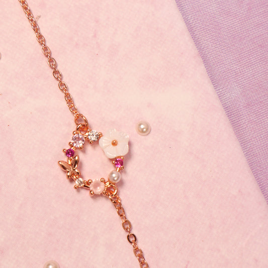 Enchanted Lily Pearls Bracelet Salty