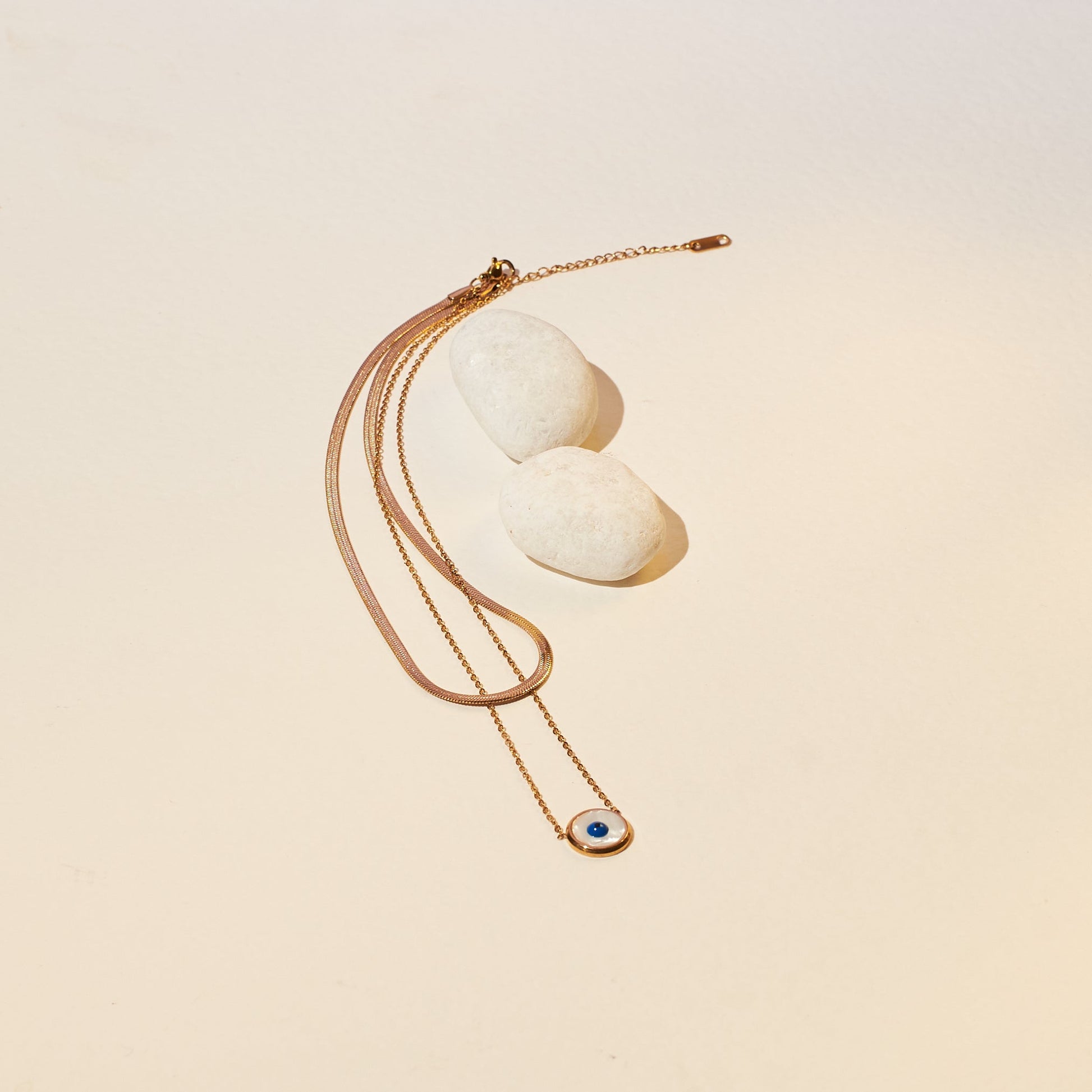 Envy Barrier Layered Necklace - Gold Salty