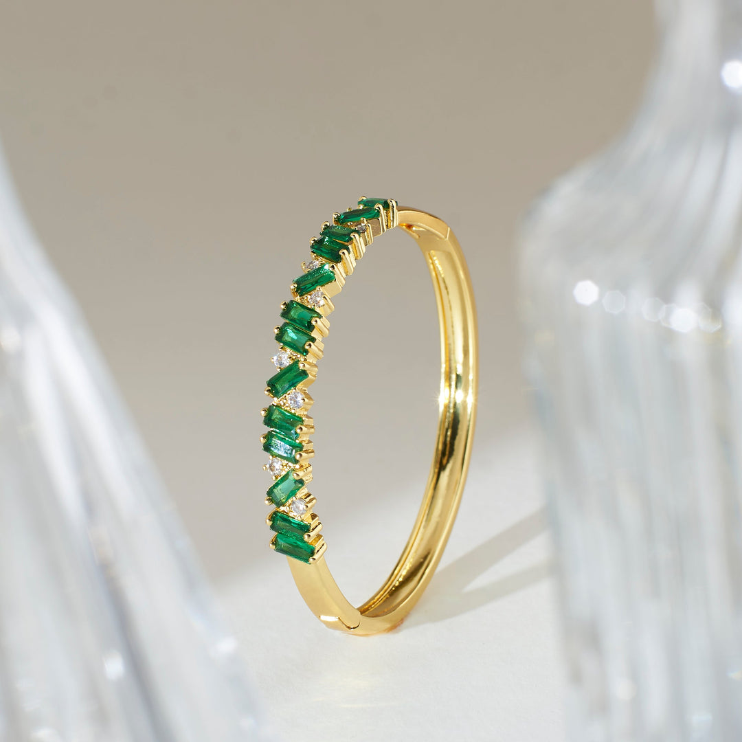 Eternal Green Sparkle Bangle Salty