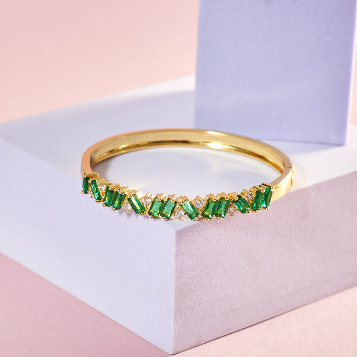 Eternal Green Sparkle Bangle Salty