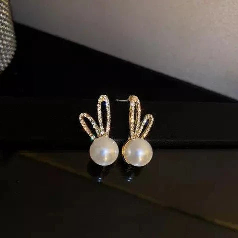 FairyFrost Pearl Earrings Salty