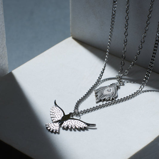 Fawkes Silver Layered Necklace Salty