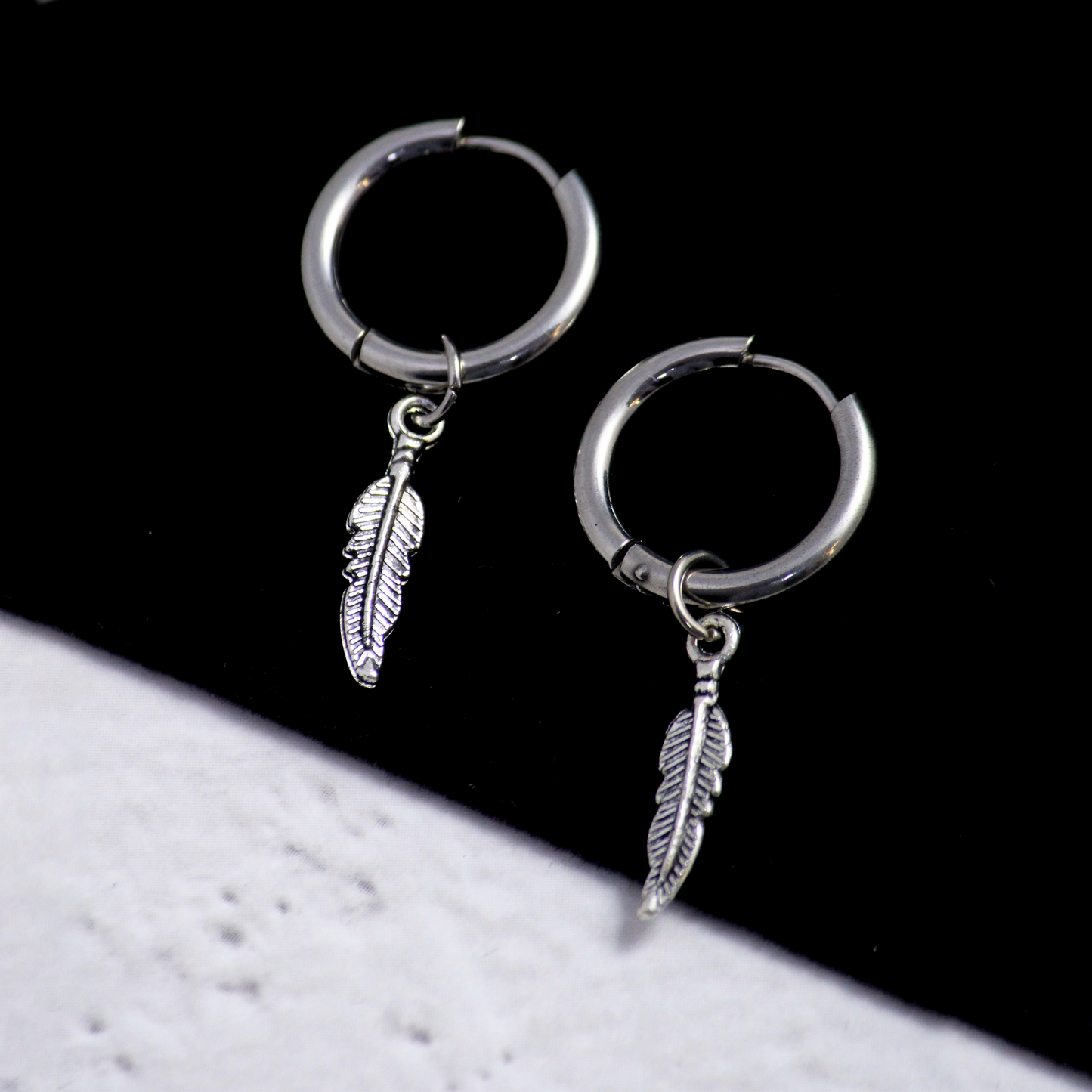 Feather Earrings (1 Side)