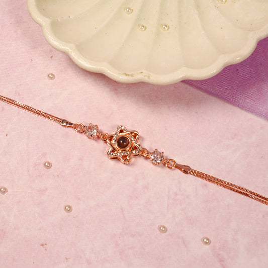 Floral Crystal Cascade Bracelet Salty