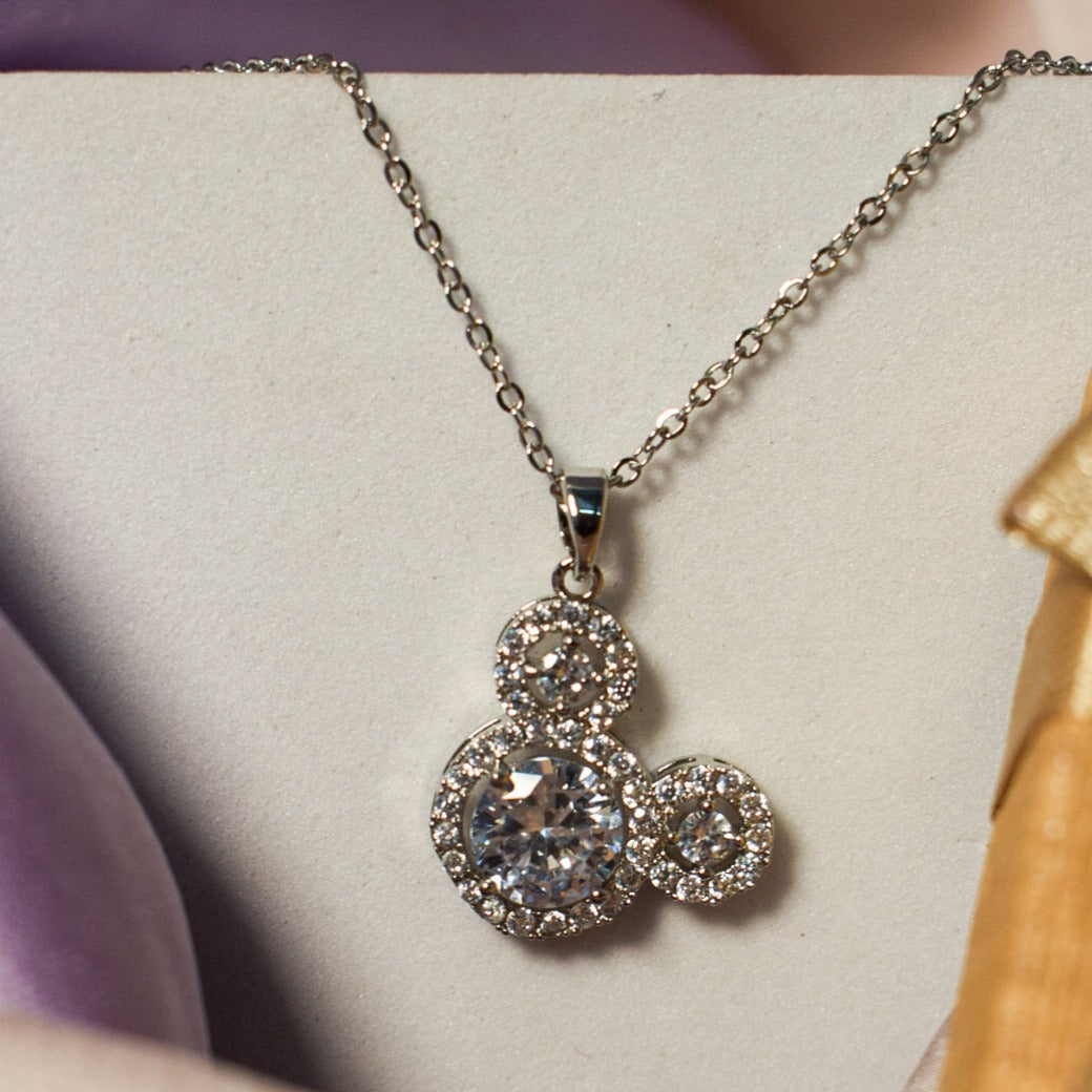 Fluffy Snuggles Silver Necklace Salty