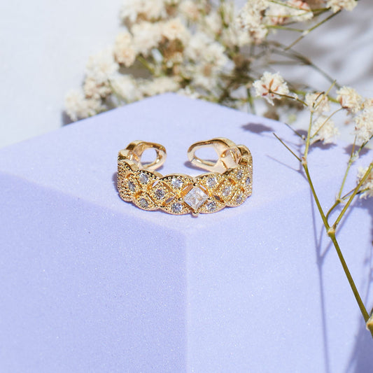 Glamour Gem Ring Salty