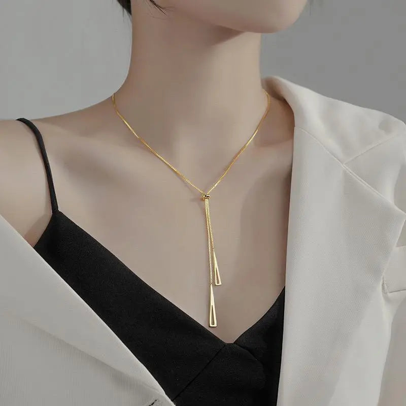 Golden Lasson Necklace | Salty