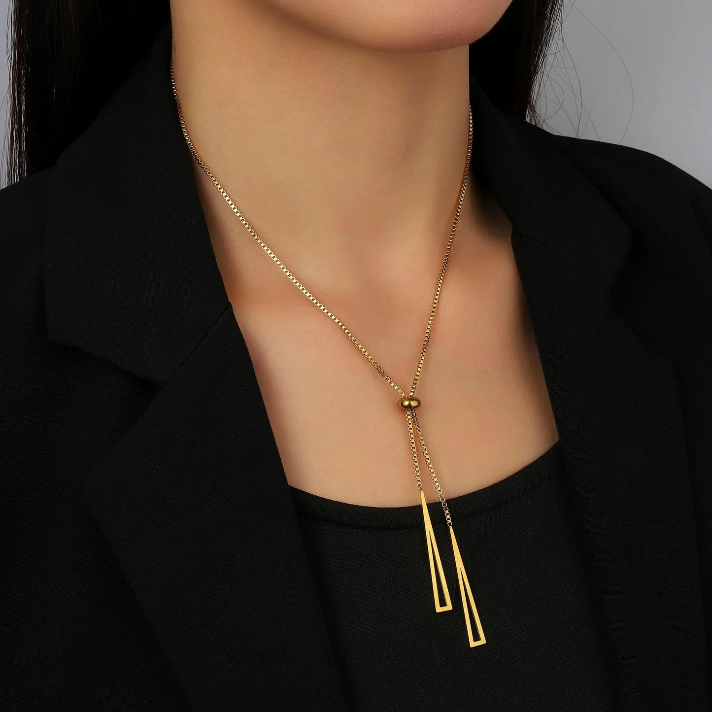 Golden Lasson Necklace | Salty