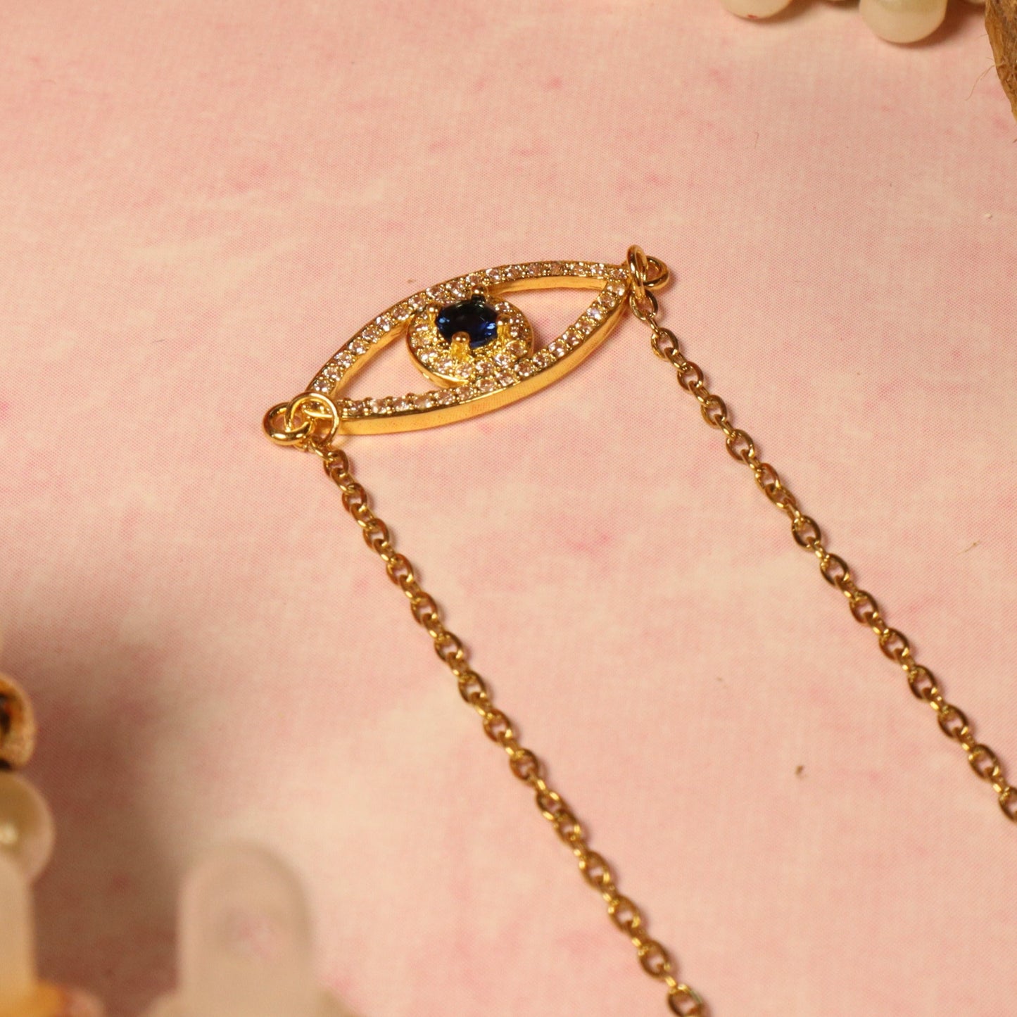 Golden Eye of Protection Bracelet Salty