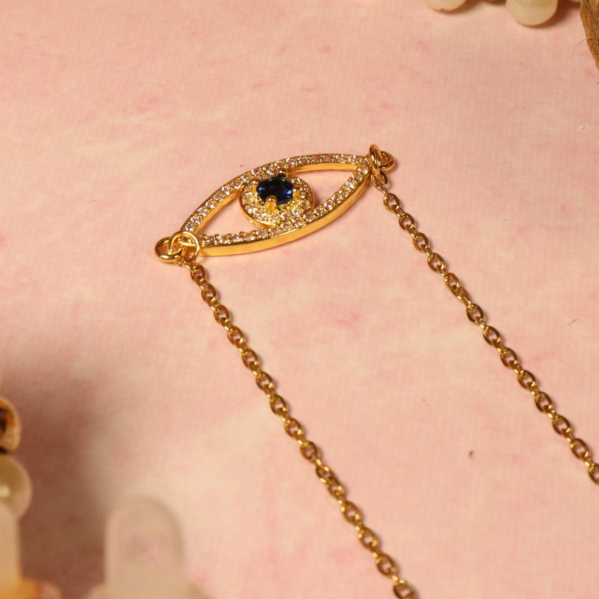 Golden Eye of Protection Bracelet Salty