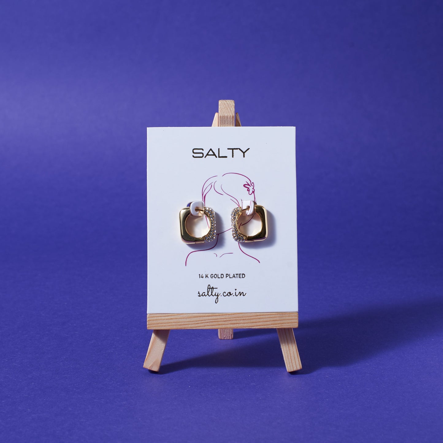 Golden Glimmer Earrings Salty