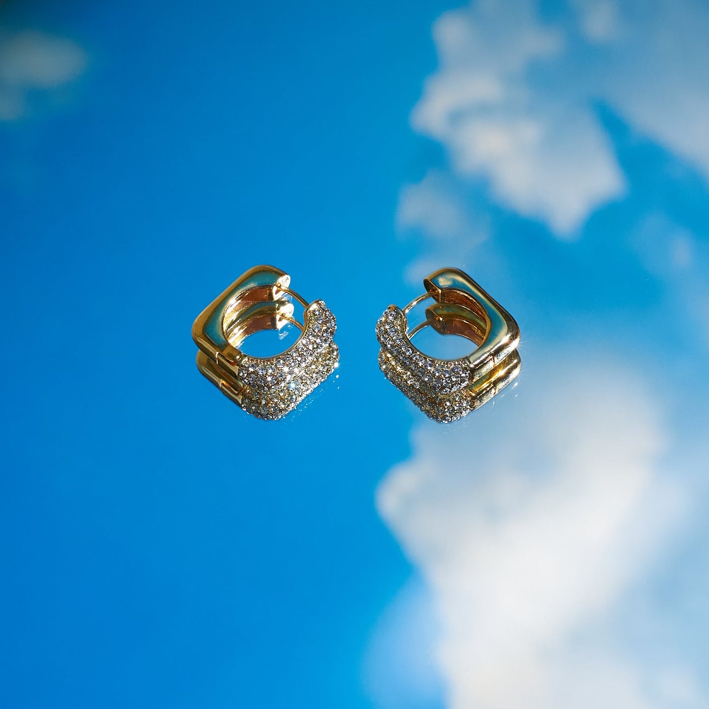 Golden Glimmer Earrings Salty