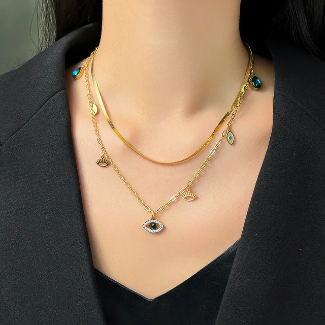 Layered Benevolent Glare Necklace Salty