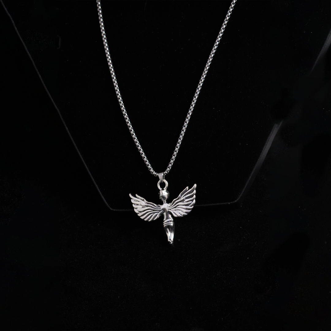 Greek Angel Silver Chain