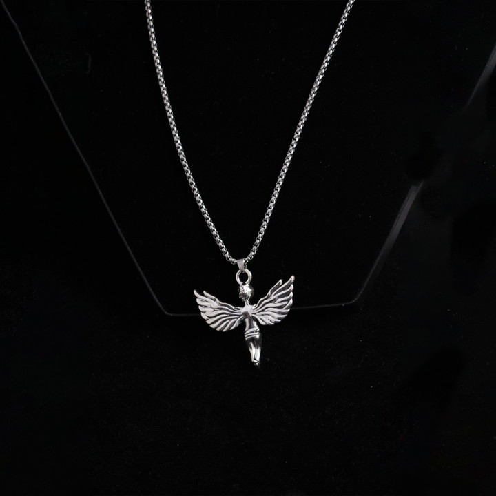 Greek Angel Silver Chain