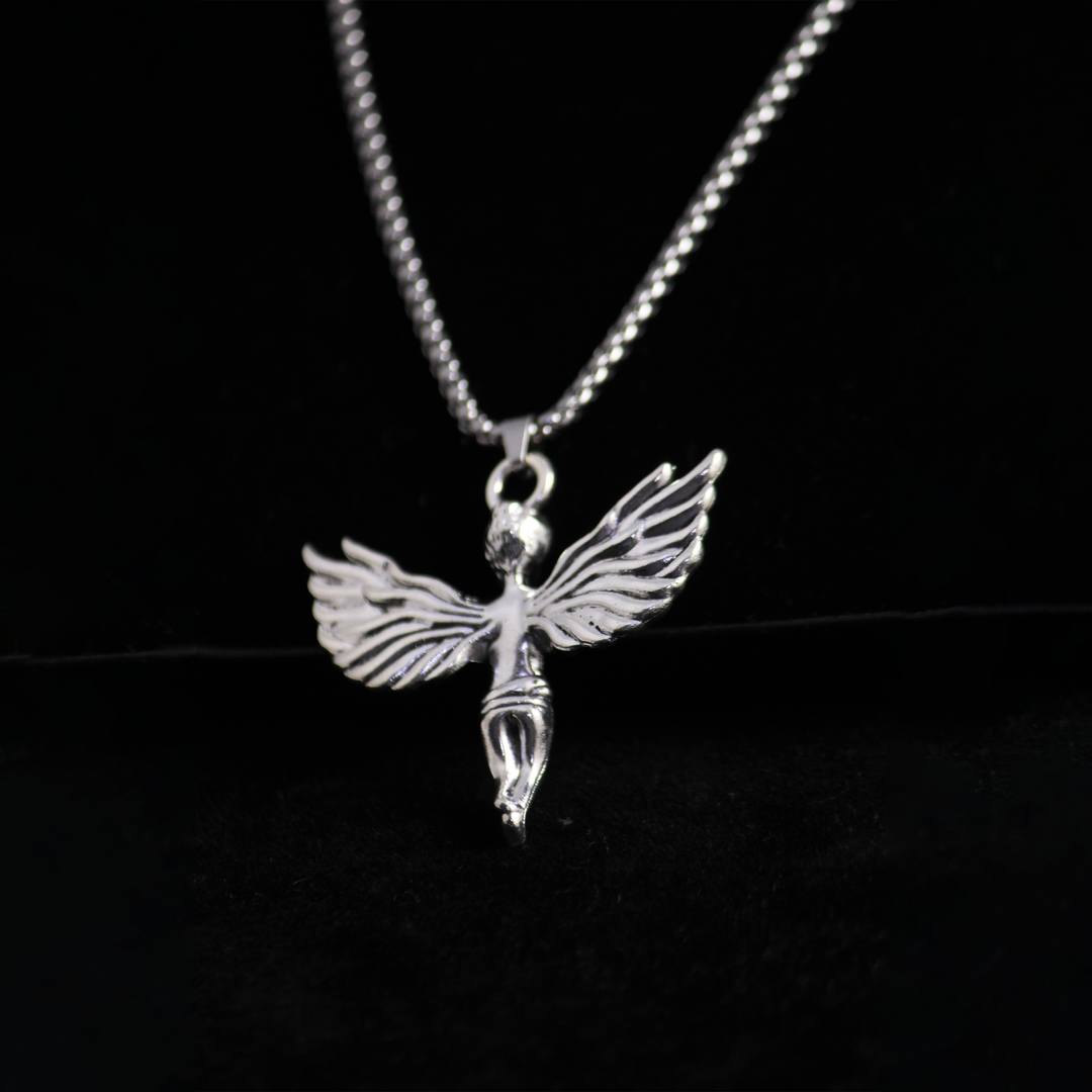 Greek Angel Silver Chain