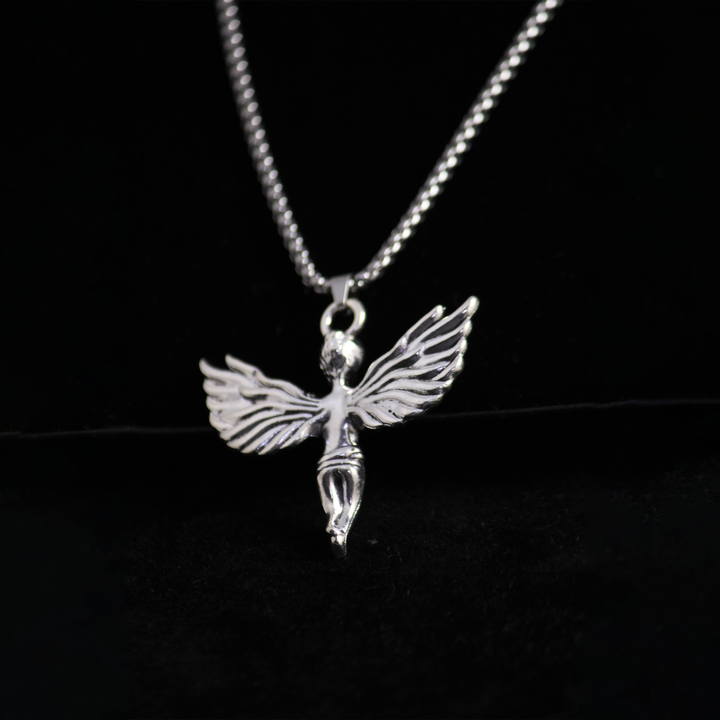 Greek Angel Silver Chain