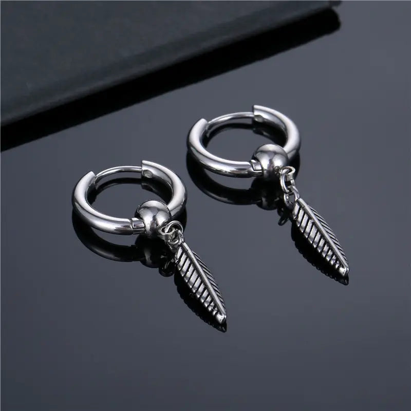 Feather Earrings (1 Side)