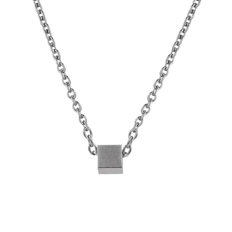 Demeter Cubic Silver Metal Chain