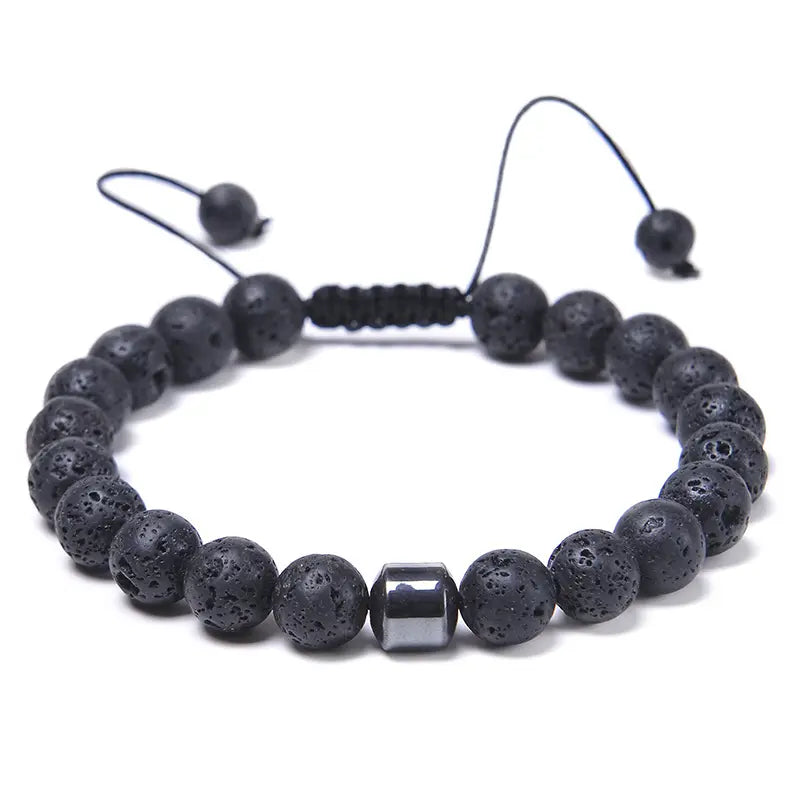 Presidential Beaded Black Bracelet