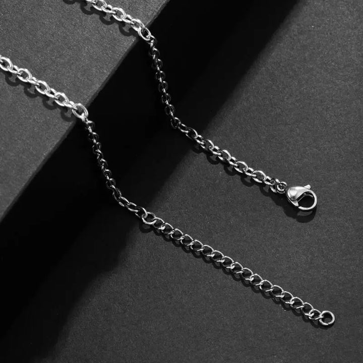 Demeter Cubic Silver Metal Chain