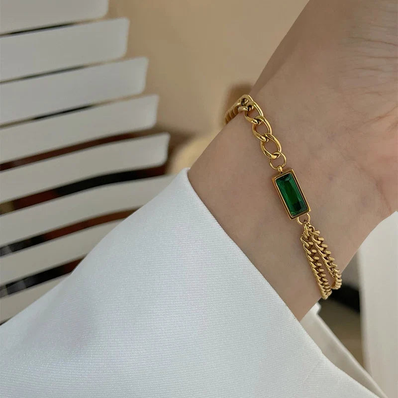 Serene Emerald Bracelet