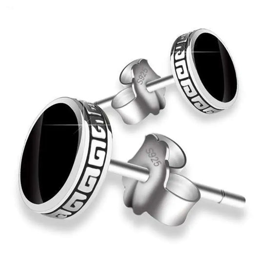 Black Simple Studs