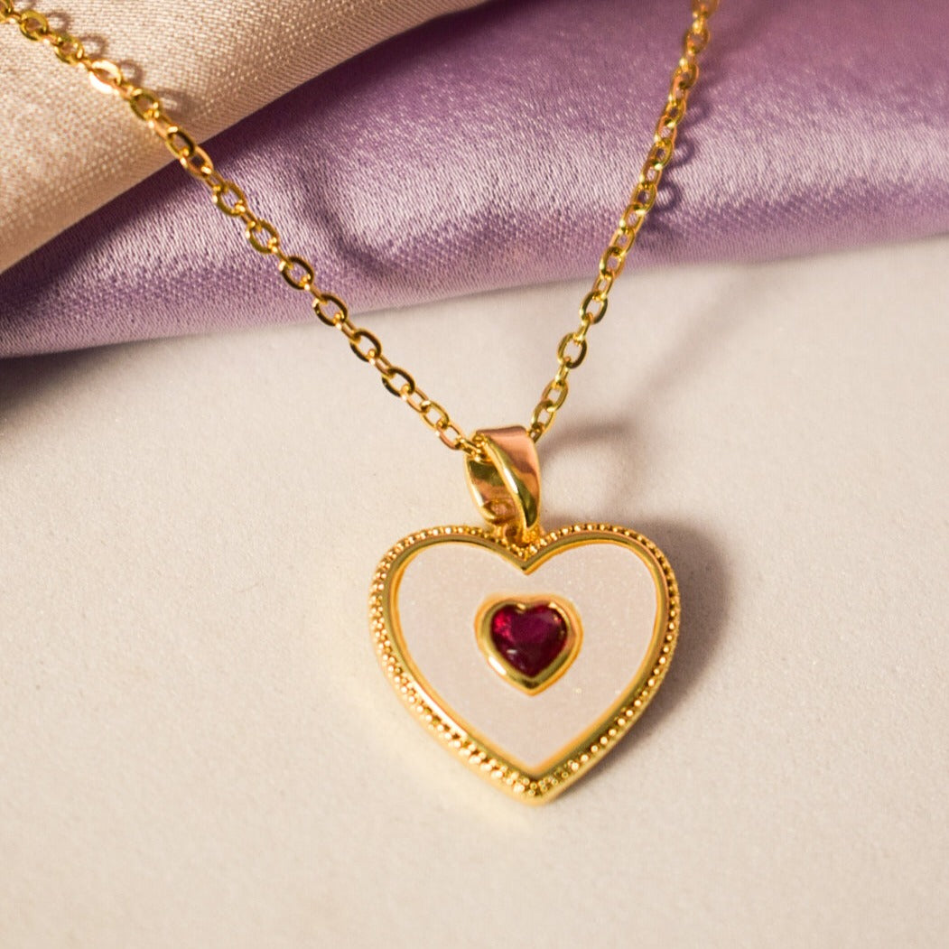 Hello Beautiful Golden Necklace Salty