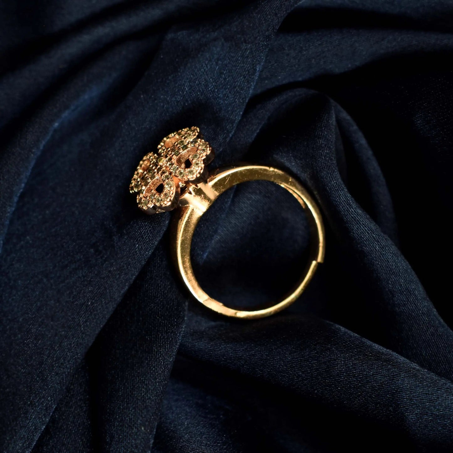 Hyacinth Spinner Ring - Rose Gold