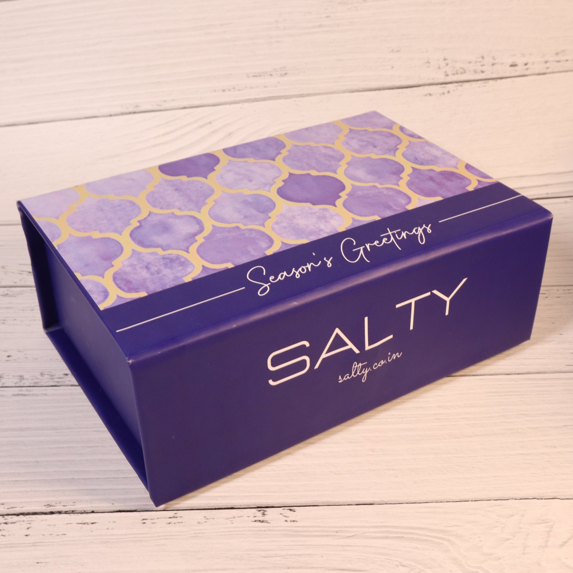 Traditional Blue Evil Eye Rakhi Gift Box Salty