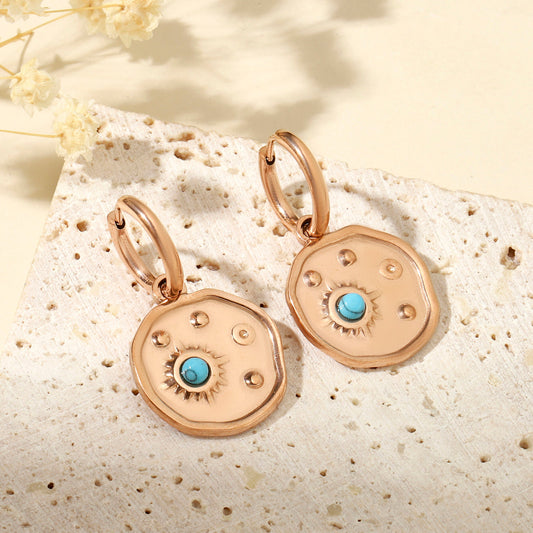 Rococo Romance Earrings - Rose Gold