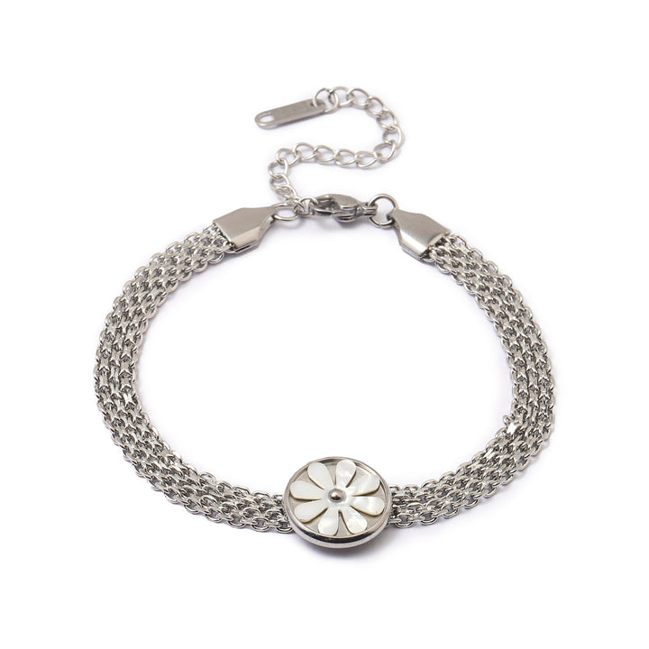 Quaint Flora Silver Bracelet