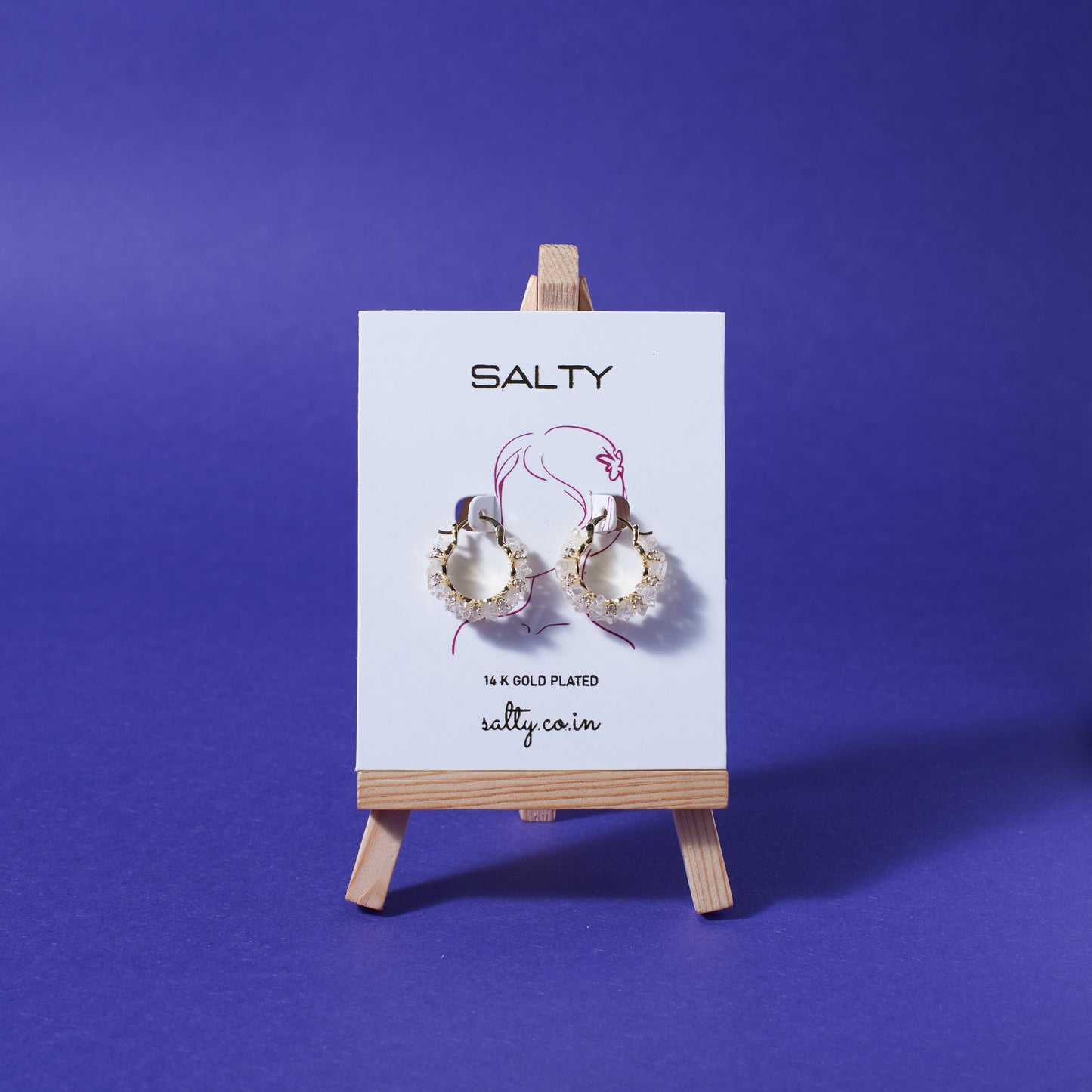 Imperial Elegance Hoops Salty