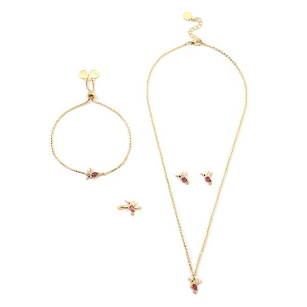 Red Falcon Jewellery Set for Kids