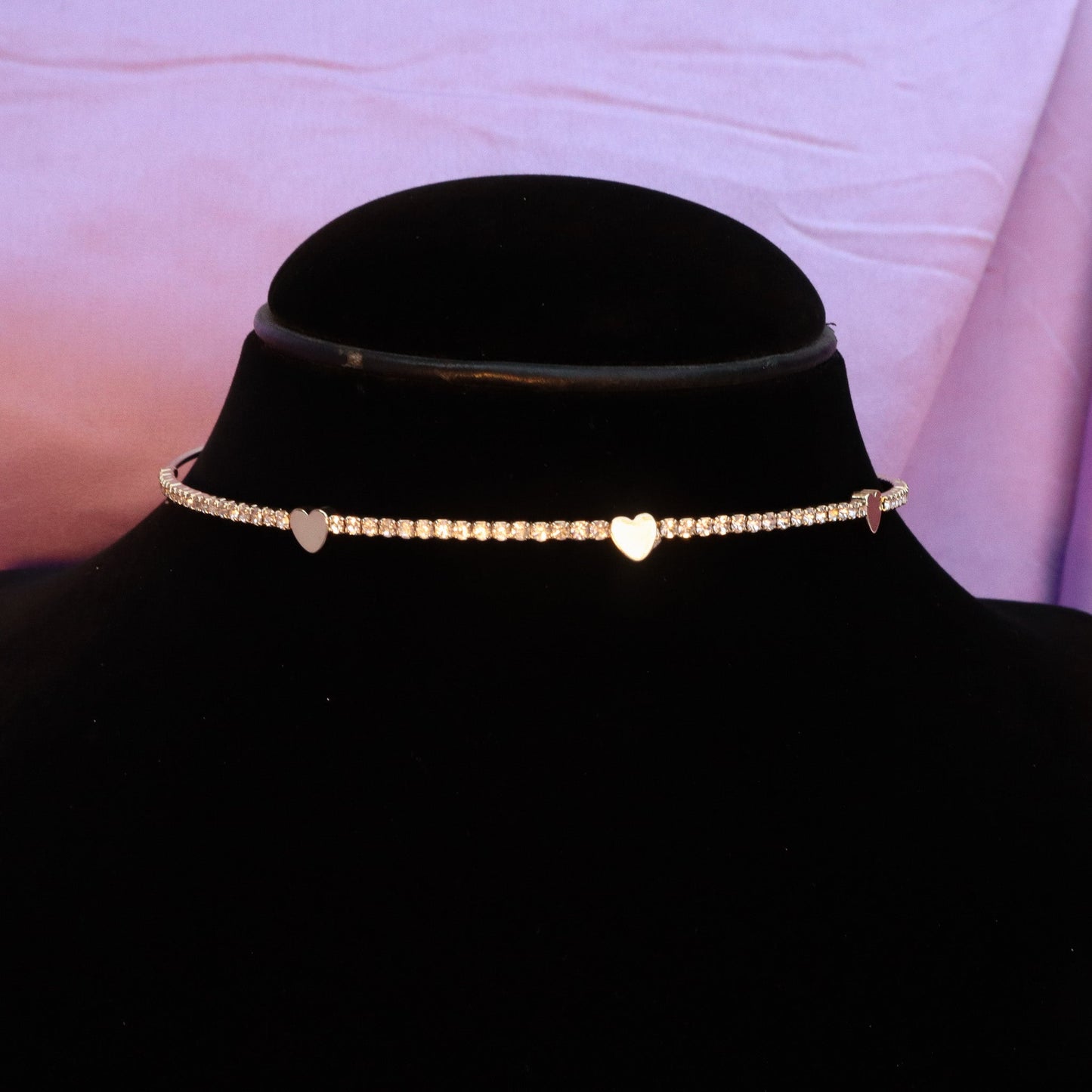 Kate'S Gold Hearts Choker