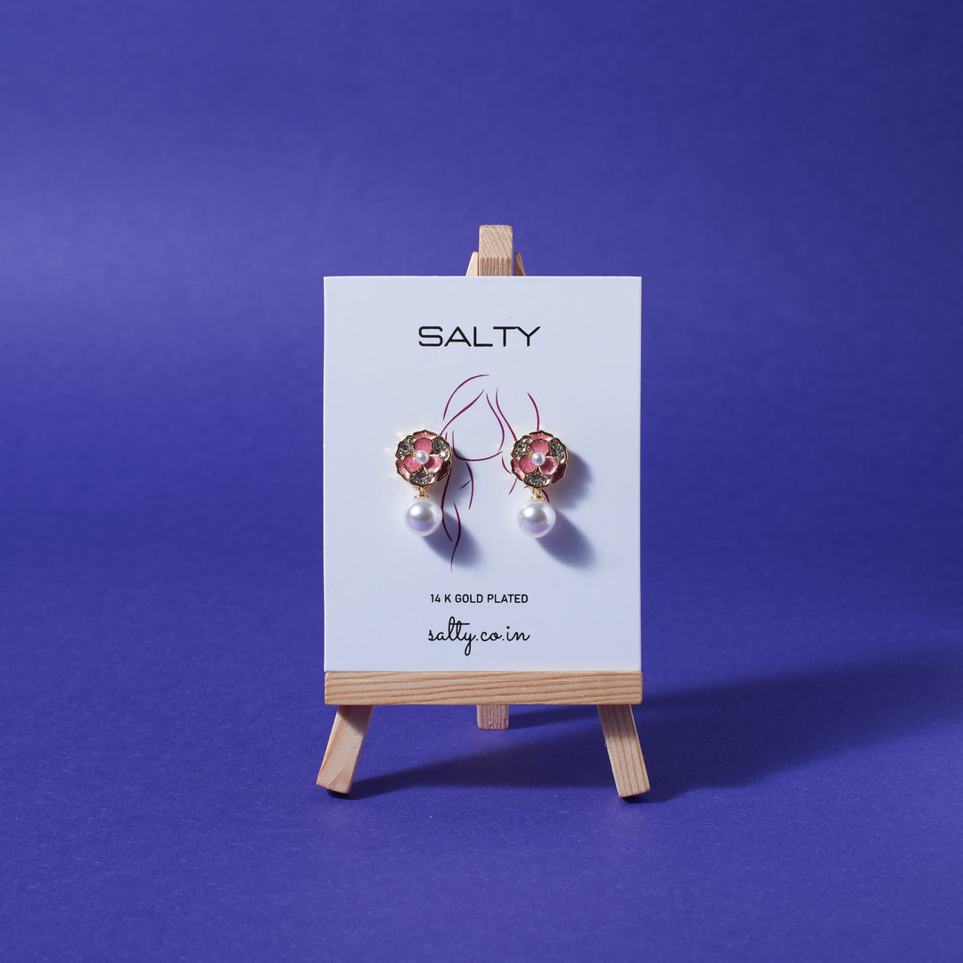 Keshi Pearl Classic Earrings Salty