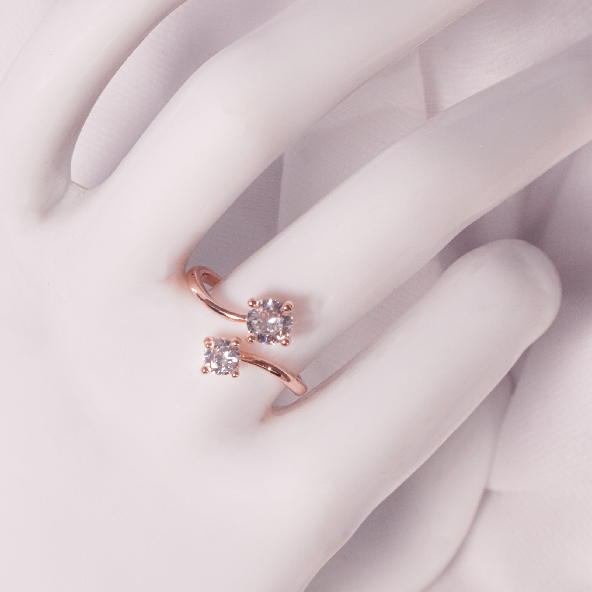 Khloe Double Diamond Band