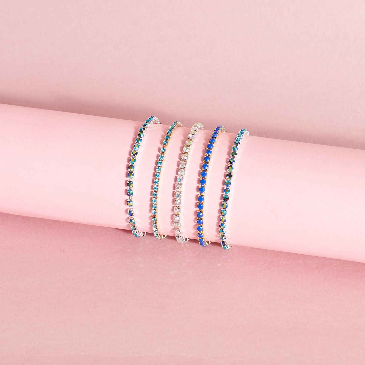La Belle Stackable Bands (Set of 5) Salty