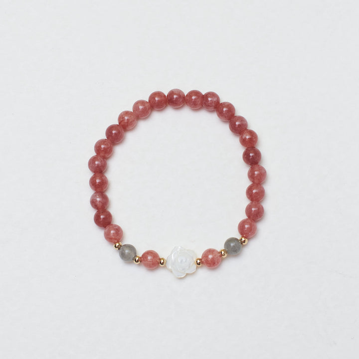 Lily Crystal Beaded Band Salty