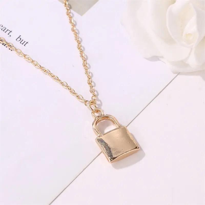 Lock Charm Necklace