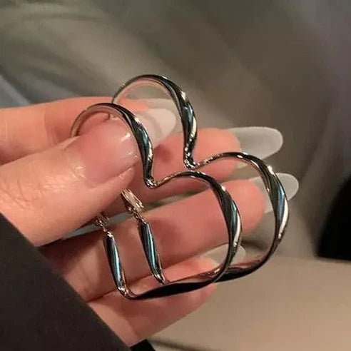 Lovelit Silver Hoops Salty
