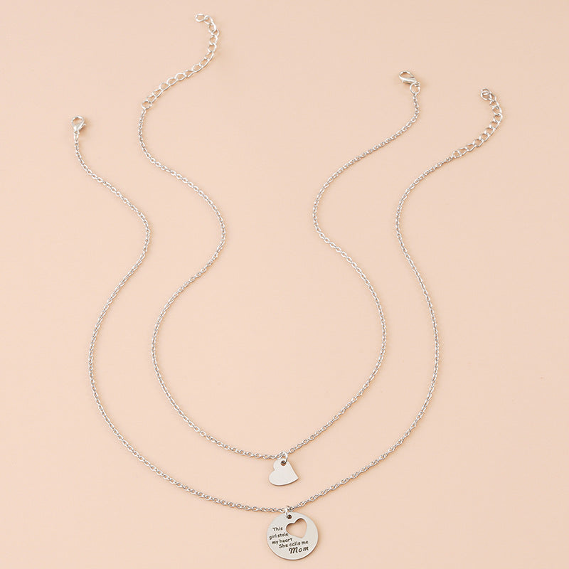 Love you MOM Unity Necklace (2 Necklaces) Salty