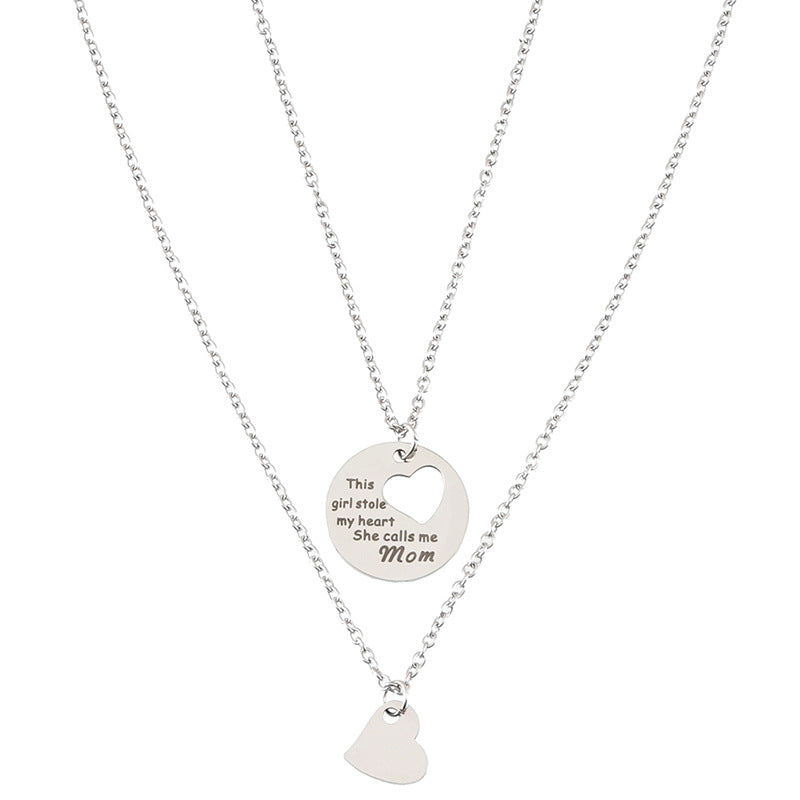 Love you MOM Unity Necklace (2 Necklaces) Salty