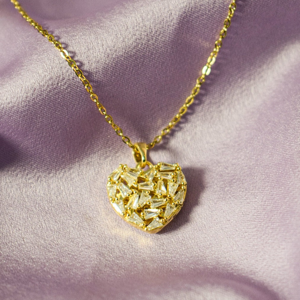 Lustrous Love Charm Necklace Salty